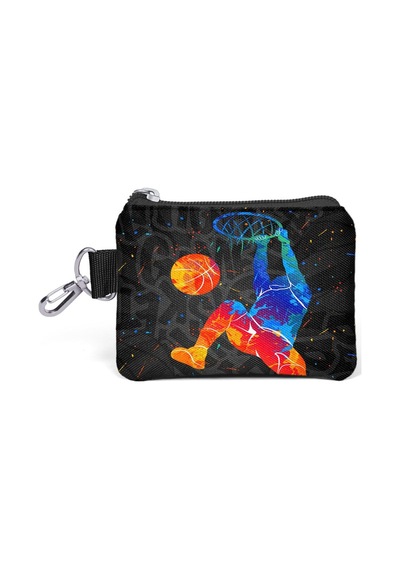 Coral High Gri Basketbol Desenli Bozuk Para Çantası 21912 Antrasit