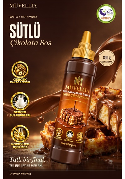 Sütlü Çikolata Sosu Waffle Krep Pankek 300 G