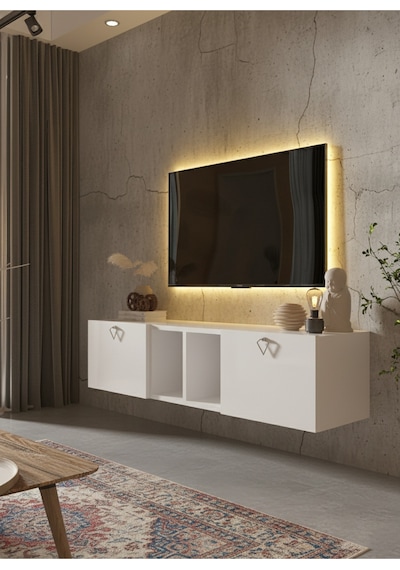 Resital Tv Ünitesi S1240-1 Beyaz Beyaz
