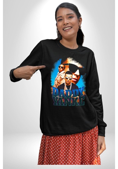 Daddy Yanke Unisex Siyah Sweatshirt Siyah