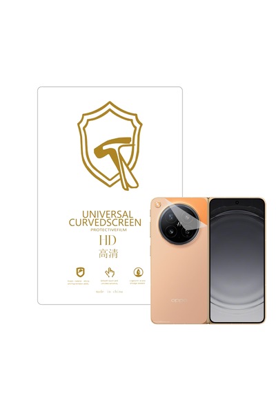 Microcase Oppo Find N6 İle Uyumlu Full Tpu Nano Arka Ekran Koruma Filmi - Ekm102