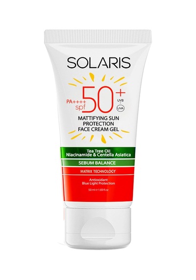 Yağlı Cilt Tipleri İçin Mat Bitişli Jel Güneş Kremi Spf 50+ 50 Ml