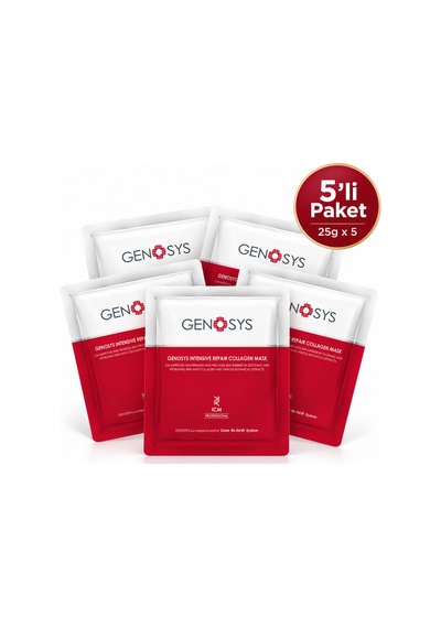 Genosys Intensive Repair Collagen Mask 5'li Paket 25 G X 5