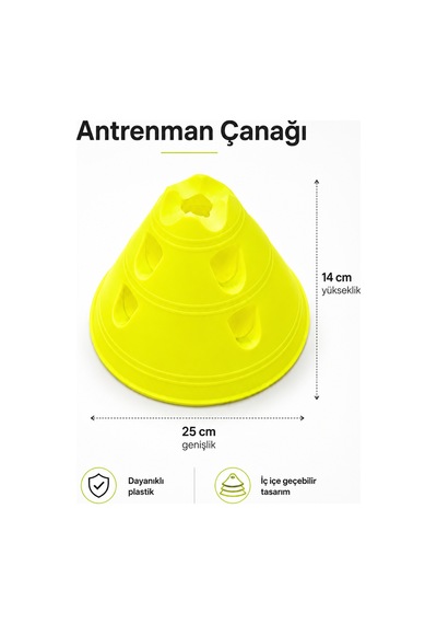 Voltrike Büyük Antrenman Çanağı Sarı Karışık