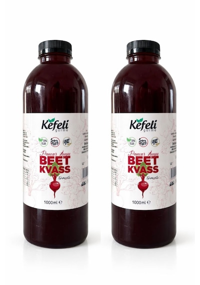 Kvass Fermente Pancar Suyu 2 Adet 1000 Ml