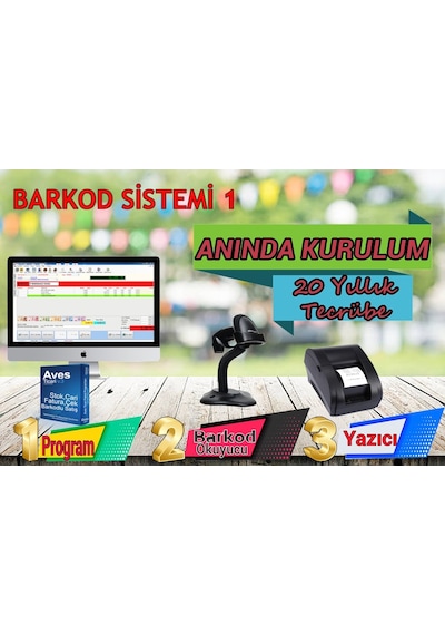 Barkodlu Satış Sistemi  1 Hemen Satışa Başlayın
