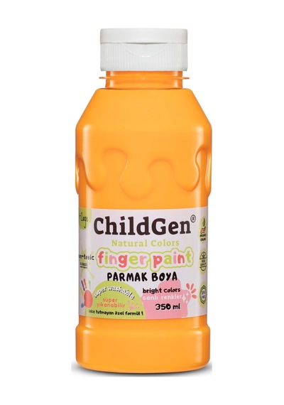 Childgen Süper Yıkanabilir 3'lü Parmak Boya Neon Set 3x350ml