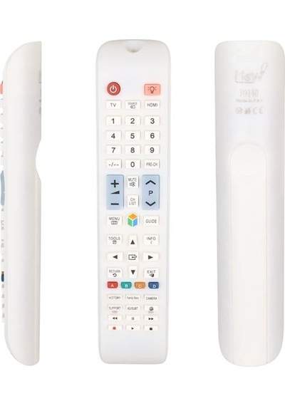 Hey 70140 Küçük Kalıp Rm D1078w Beyaz Uyumlu Lcd Led Tv Kumanda