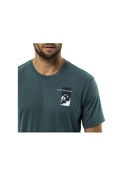 Jack Wolfskin 1809941 Vonnan S/S Graphic T M Erkek Tişört 001