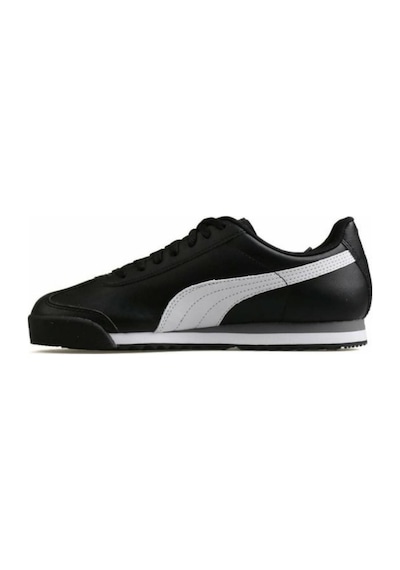 Puma Roma Erkek Spor Ayakkabı Retro Tasarım, Softfoam+ Konforlu Günlük Sneaker Siyah/beyaz
