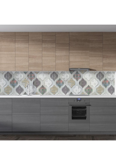 Mutfak Tezgah Arası Folyo Fayans Kaplama Folyosu Renkli Design Se