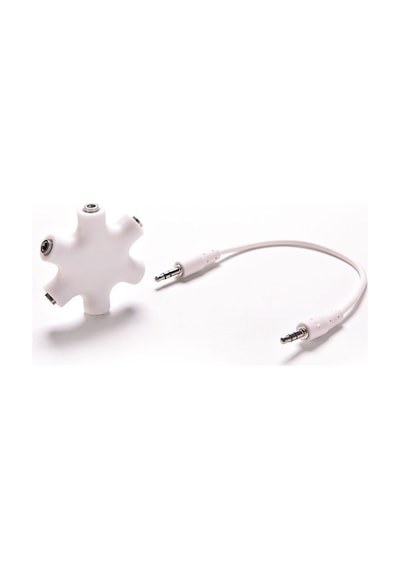 5 Li Kulaklık Çoklayıcı Splitter 5 Port 3.5Mm Çoklayıcı Kablo