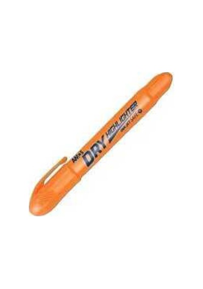 Dry Highlighter - Fosforlu Jel Kalem - Turuncu Çok Renkli