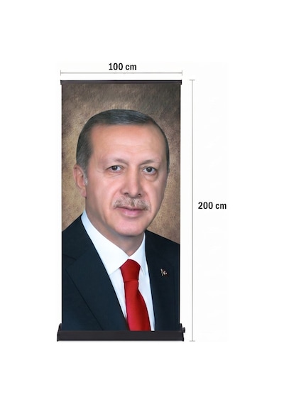 Cumhurbaşkanı Poster Baskılı Pro Roll Up Banner 100x200cm No:3 Diğer