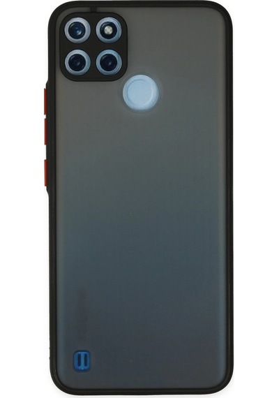 Gld-spt- Newface Realme C21y Kılıf Montreal Silikon Kapak - Siyah