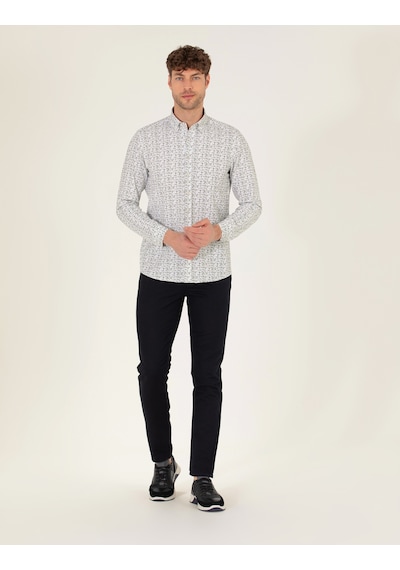 Pierre Cardin Erkek Siyah Pantolon Kanvas-chino 50268095-vr046 Siyah