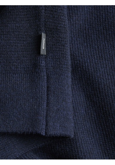 Jack&jones Jprblamılano Stıtch Knıt Half Zıp Sn Lacivert