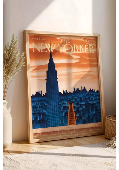The New Yorker Çerçeveli Tablo January 12 2009