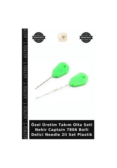 Özel Üretim Takım Olta Seti Nehir Captain 7806 Boili Delici Needle 2li Set Plastik standart