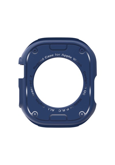 Ekılıf - Apple Uyumlu Watch Ultra 49mm - Kasa Koruyucu Silikon Tpu Watch Gard 17 - Pembe