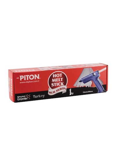 Piton Mum Silikon 12 mm Şeffaf 1 kg