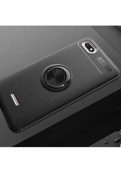 Xiaomi Redmi 6a Kılıf Zore Ravel Silikon Kapak Siyah