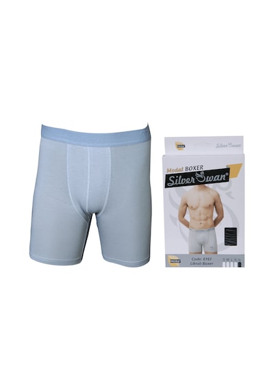 Silver Swan Modal Kumaş Gri Lüx Kutulu Boxer Gri Silver Swan Modal Kumaş Gri Lüx Kutulu Boxer Gri