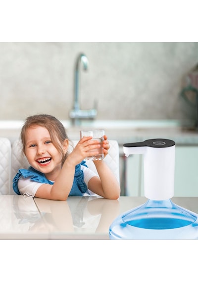 House Pratik Hp70 Şarjlı Damacana Su Pompası Beyaz Beyaz