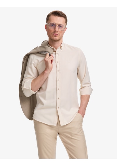 Pierre Cardin Erkek Bej Gömlek Desenli 50325365-vr011