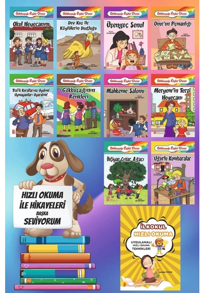 1.sınıflar İçin Gökkuşağı Öykü Dizisi + Hızlı Okuma