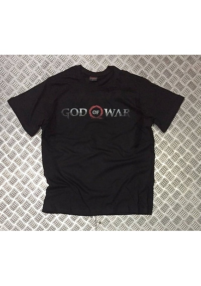 Stoned&Fame Unisex Siyah God Of War Baskılı T-shirt SIYAH