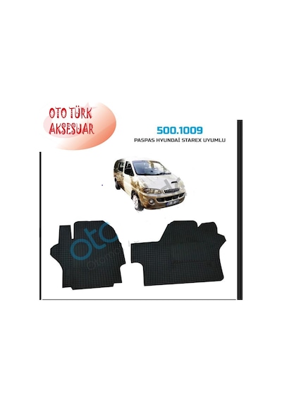 Hyundai Starex Minibüs-Panelvan Kauçuk Paspas Ön