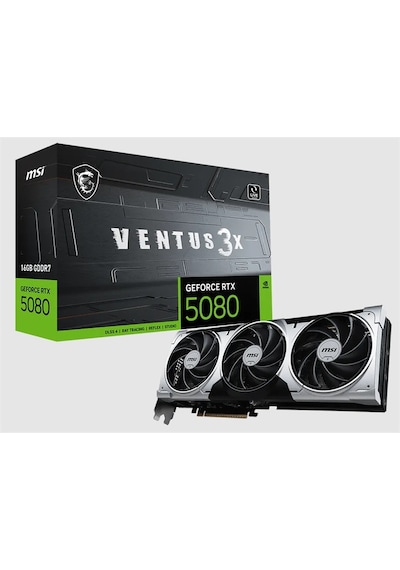 Msı Geforce Rtx5080 16g Ventus 3x Oc Plus 16gb Gdrr7 256bıt 1xhdm