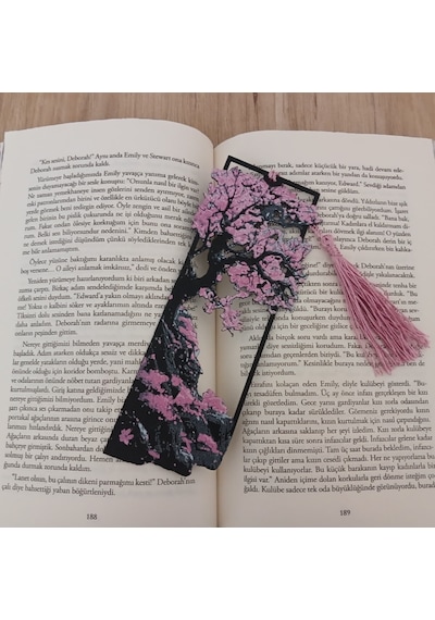 Kitap Ayracı - Kiraz Ağacı Çiçeği Model3