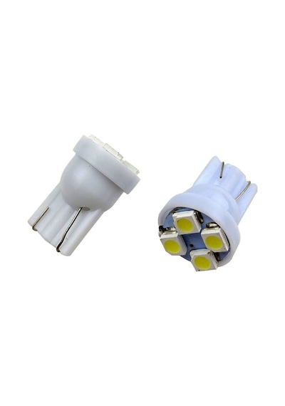 Dekoratif Led Ampul T10-2X4 Smd Led Beyaz 12V Laam117-1-12
