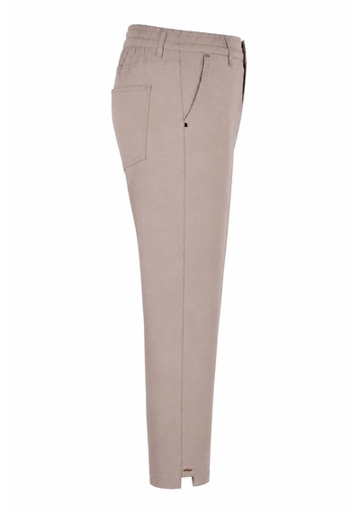 Double Basic Krem Kadın Kumaş Pantolon X-281