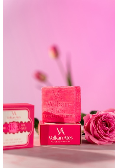 Volkan Ates Natural & Beauty Gül Katı Doğal Sabun 125 G