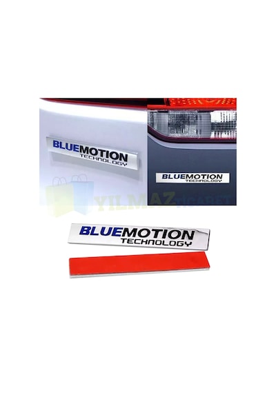 Volkswagen Bluemotion Bagaj Logo Passat Cc Tiguan Paslanmaz Çelik