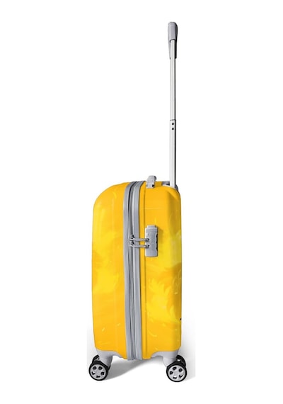Coral High Sarı Kırmızı 5 Yıldız Aslan Taraftar Desenli Kabin Boy Valiz 50cm 16563 Çok Renkli