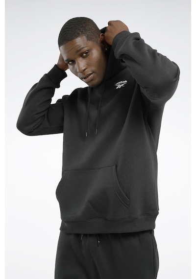 Reebok Left Chest Logo Erkek Siyah_0 Sweatshirt