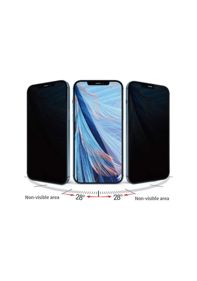 Apple Uyumlu   iPhone 12 Mini Privacy Hayalet Ekran Koruyucu