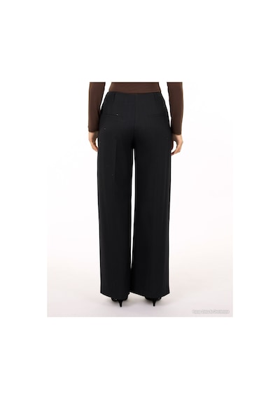 Yargıcı Düz Normal Bel Pantolon 26kkpn3031x 001 Siyah