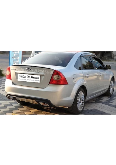 Ford Focus 2 2.5 Bagaj Üstü Spoiler Bagaj Çıtası Piano Black