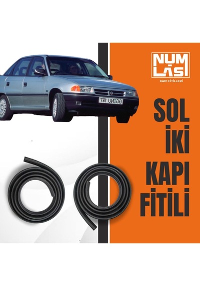 Opel Astra F Sedan 1991-2002 Sol Ön Ve Arka Kapı Fitili-a Kalite-numlas-nm6790