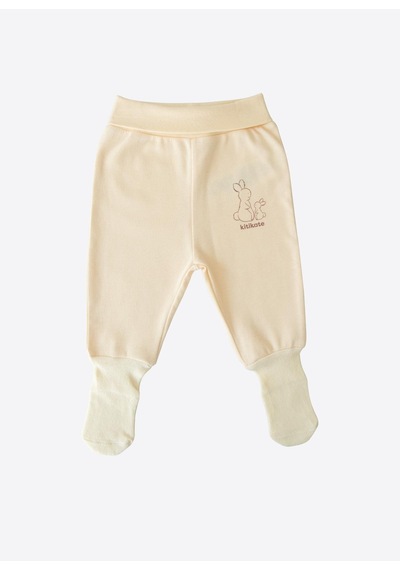 Kitikate Organik New Basic Çoraptolon Bebek Boy Natural Krem