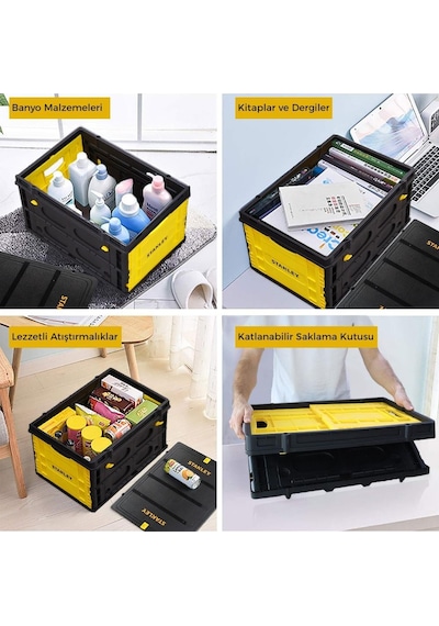 Stanley Fb533l 25kg Katlanır Kapaklı Çok Amaçlı Taşıma Sepeti
