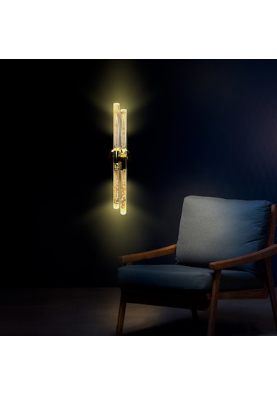 Bubblelight Dubble Large Şık Ve Zarif Modern Led Duvar Aplik Gold