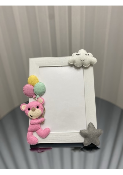 Şeker Pembe Ayıcıklı Bebek Odası Çerçeve