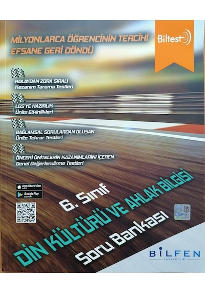 Bilfen Biltest 6.Sınıf Din Kültürü Soru Bankası