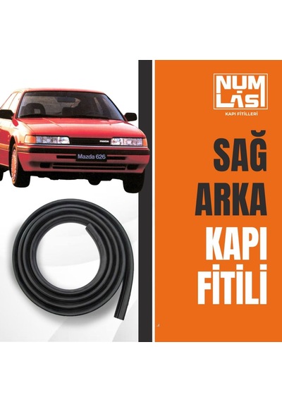 Mazda 626 Hatchback 1988-1991 Sağ Arka Kapı Fitili-a Kalite-numlas-nm4178